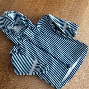 Reima Striped Hooded Rain Jacket, 4T